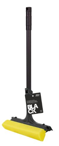 Щетка для мытья окон Spin&Clean Black, ручка 44 см